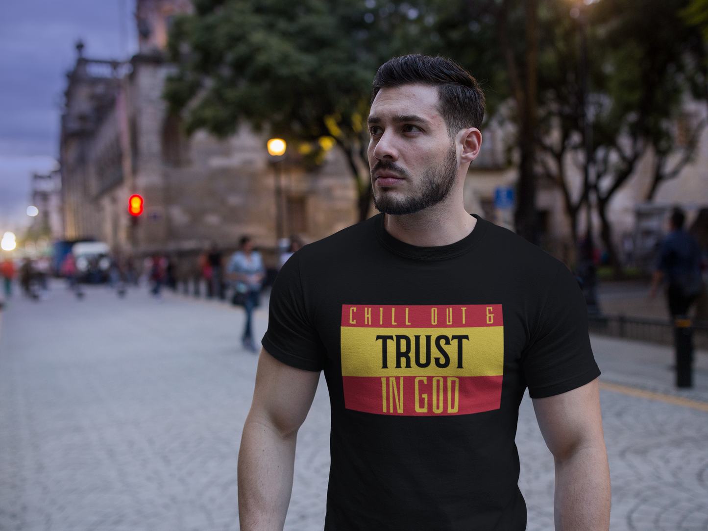Trust in GOD Men’s heavyweight tee